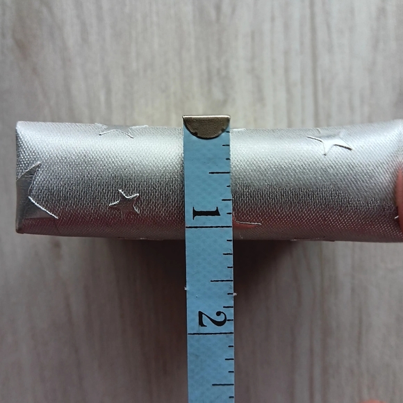 NEW Rocket City Silver Moon & Stars Celestial Themed Zippered Mini Bag - Picture 8 of 9